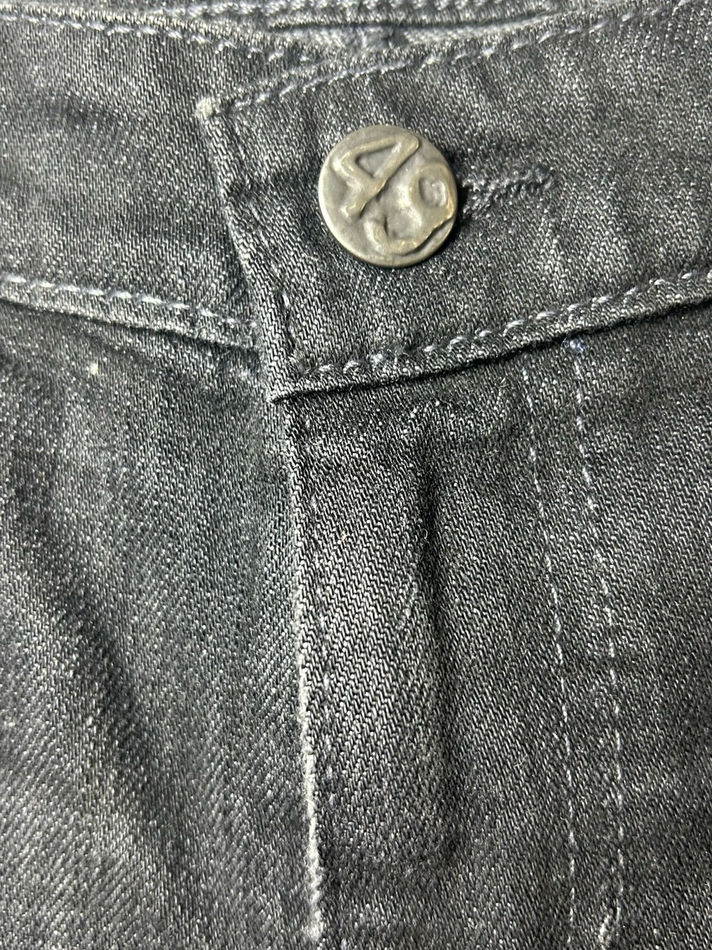 Ag Adriano Goldschmied Black Denim Cutoff Shorts - Picture 8 of 10